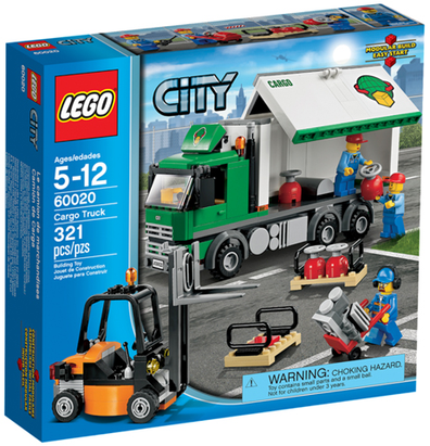 LEGO Set-Cargo Truck-Town / City / Cargo-60020-1-Creative Brick Builders